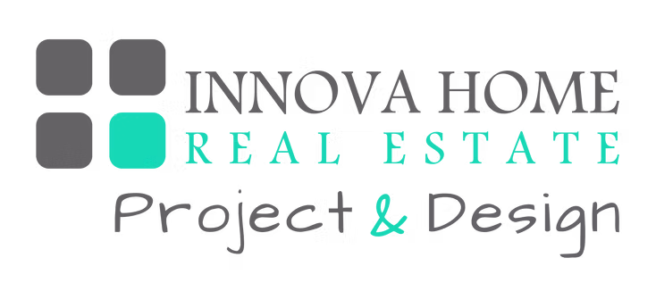 Logotipo personalizado para proyectos de obra nueva y diseño de Interiores de Innova Home