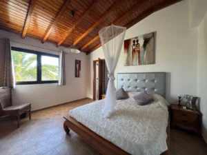 Dormitorio principal de la Villa en calle del jable de Lajares, Fuerteventura