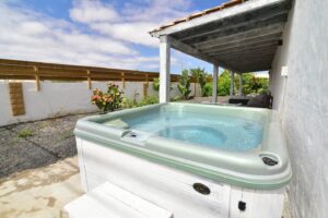 Jacuzzi de la villa de la calle central de Lajares, Fueteventura
