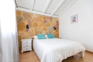 Dormitorio 2 de la villa individual de la calle central de Lajares, Fueteventura