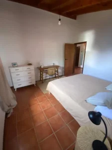 Dormitorio 2 de la casa de planta única en Lajares.