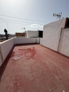 Terraza en la azotea del piso de corralejo
