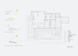 Planos planta baja de la vivienda en Tindaya