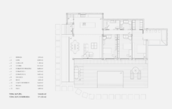 Planos superficie de la vivienda en Tindaya